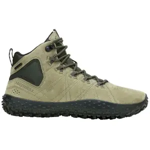 Merrell - Wrapt Mid Waterproof - Baskets taille 46, vert olive pas cher