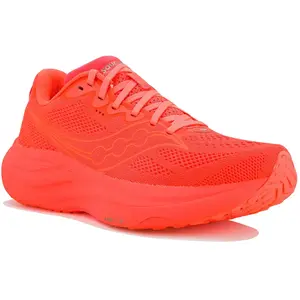Chaussures Saucony Ride 19 rouge corail femme - 37.5 pas cher