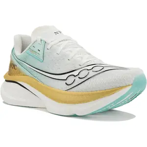 Chaussures Saucony Endorphin Azura blanc doré bleu ciel - 44 pas cher