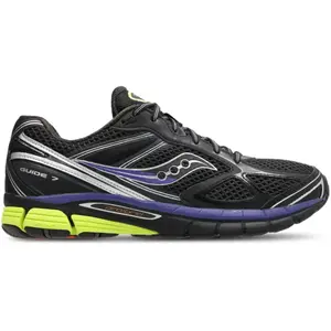 Comparateur de prix : Baskets Saucony Originals ProGrid Guide 7 noir violet jaune - 46
