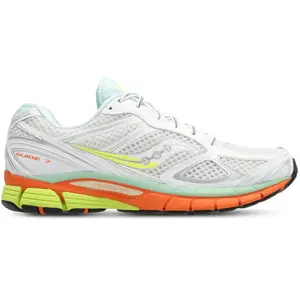 Baskets Saucony Originals ProGrid Guide 7 blanc orange jaune - 43 pas cher