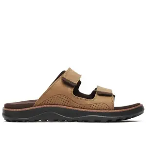 Merrell - Cove Leather Slide - Marron - Taille 48 M pas cher
