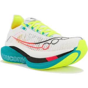 Chaussures Saucony Endorphin Elite 2 blanc multicolore - 37.5 pas cher