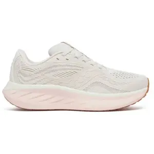 Chaussures Saucony Ride 18 blanc rose clair femme - 36 pas cher