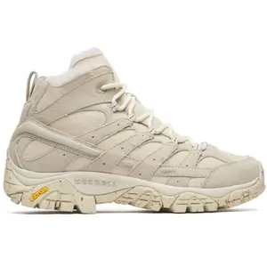 Bottes Merrell Moab 2 Decon Mid Cozy Luxe beige femme - 37 pas cher