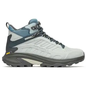 Merrell - Moab Speed 2 Leather Mid Waterproof - Gris - Taille 45 M pas cher