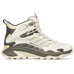 Bottes Merrell Moab Speed 2 Mid GORE-TEX blanc beige vert olive - 46.5 pas cher