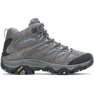 Merrell - Moab 3 Mid Waterproof - Gris - Taille 40 M pas cher