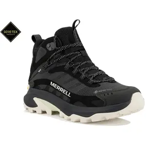 Merrell - Women's Moab Speed 2 Mid GTX - Chaussures de randonnée taille 37, noir pas cher
