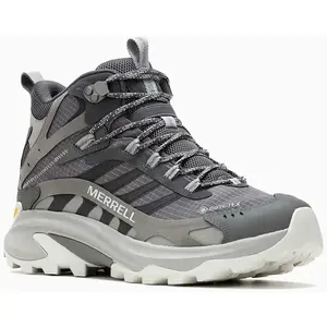 Chaussures Merrell Moab Speed 2 Mid GORE-TEX gris foncé - 41 pas cher