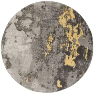 Safavieh Tapis Grey / Yellow 201 X 201 cm pas cher
