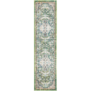 Safavieh Tapis Vert/Turquoise 66 X 183 cm pas cher