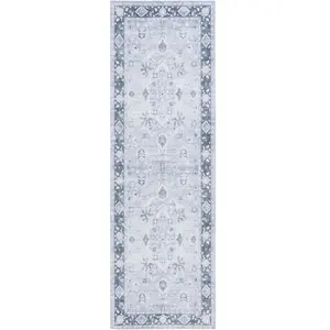Comparateur de prix : Safavieh Tapis Polyester Light Grey / Grey Green 76 X 244 cm