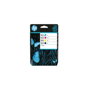 HP 963 - pack de 4 - noir, jaune, cyan, magenta - original - cartouche...