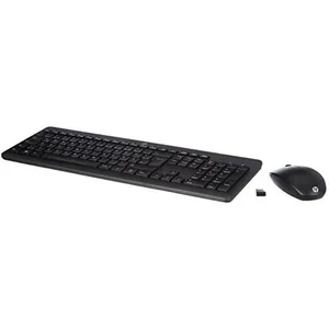Kit souris + clavier sans fil - HP - 230 - Noir - Allemand QWERTZ - Confortable et silencieux
