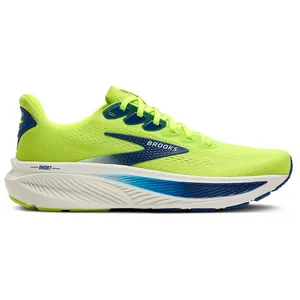 Chaussures Brooks Ghost 17 Medium vert citron bleu foncé - 45 pas cher