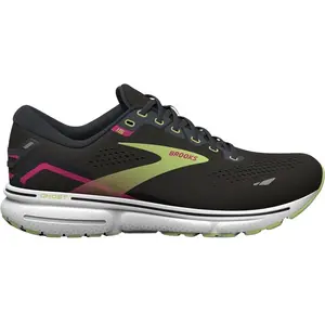 Brooks Femme Ghost 15 Sneaker, Black/Ebony/Sharp Green, 40 EU pas cher