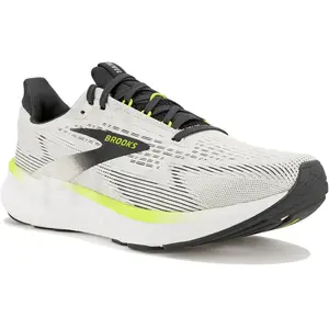 Chaussures Brooks Revel 8 Medium gris clair noir jaune - 47.5 pas cher