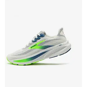 Chaussure de running Homme, Brooks Ghost 17 gris et vert pas cher