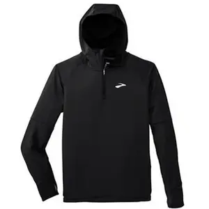 Brooks Maillot NOTCH THERMAL HOODIE 2.0 noir L pas cher
