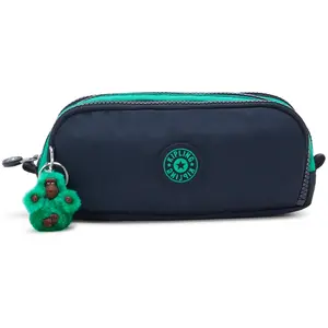 Comparateur de prix : Kipling Pochette Gitroy Blue Green Block Bleu Grand Femme 100% Polyamide