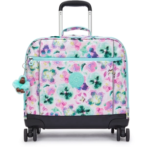 Kipling Bagage À Main New Storia Aqua Blossom Imprimé Grand Femme 100% Recycled Polyester pas cher