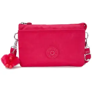 Kipling - Sac bandoulière Riri rose - 16x24x6.5 cm OS pas cher