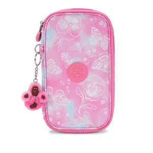 Kipling Pochette 50 Pens Garden Clouds Imprimé Standard Femme 100% Recycled Polyester pas cher