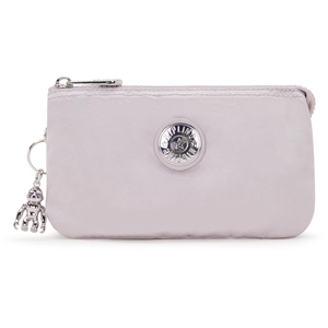 Kipling Pochette Creativity L Gleam Silver Argenté Grand Femme 72% Pol...Vendu parkipling