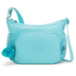 Sac bandoulière - KIPLING - GABB S - 31 CM - Deepest Aqua - 7 litres - Zippée pas cher