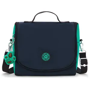 Comparateur de prix : Kipling Pochette New Kichirou Blue Green Block Bleu Grand Femme 100% Polyamide