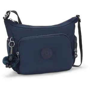 Comparateur de prix : Kipling Sac Bandoulière Gabb S Blue Bleu 2 Standard Femme 100% Polyamide
