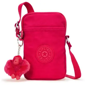 Kipling Sac Téléphone Tally Confetti Pink Rose Petit Femme 56% Recycled Polyamide, 44% Polyamide pas cher