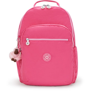 Kipling Sac À Dos Seoul Lap Happy Pink Combo Rose Grand Femme 100% Pol... pas cher