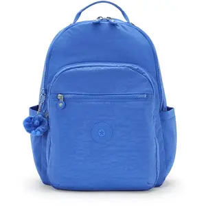 Sac à dos - KIPLING - Seoul - 44 CM - Havana Blue - 1 compartiment zippé - 27 litres pas cher