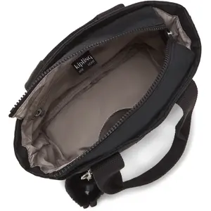 Kipling Sac D'épaule Minta Black Noir Petit Femme 100% Polyamide pas cher