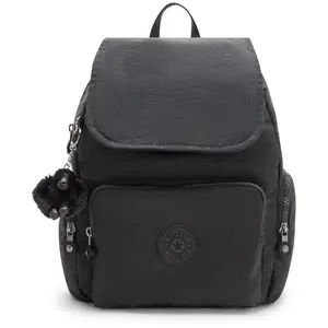 Kipling Sac À Dos City Zip S Black Noir Petit Femme 100% Polyamide pas cher