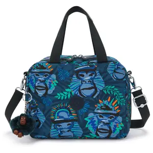 Kipling Pochette Miyo Blue Monkey Fun Imprimé Grand Femme 100% Recycled PolyesterVendu parkipling