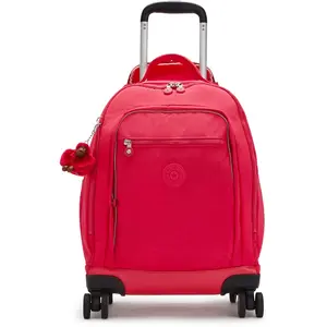 Kipling Sac À Dos New Zea True Pink Rose Grand Femme 100% Polyamide