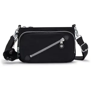 Kipling Sac D'épaule New Milos Rapid Black Noir Petit Femme 100% PolyamideVendu parkipling