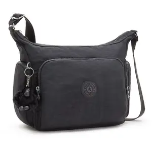 Comparateur de prix : Kipling Sac Bandoulière Gabb Black Noir Grand Femme 100% Polyamide