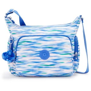 Comparateur de prix : Kipling Sac Bandoulière Gabb Diluted Blue Imprimé Grand Femme 100% Rec...