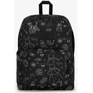 Sac à dos JanSport SuperBreak Plus 26L noir intense blanc pas cher