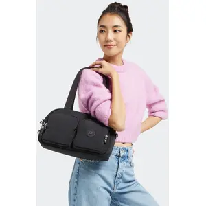 Comparateur de prix : Kipling Sac D'épaule Cool Defea Black Noir Standard Femme 100% Polyamide