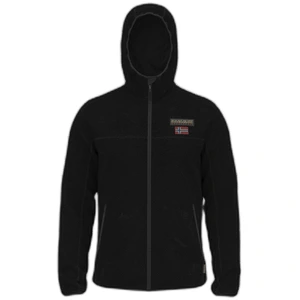 Polaire à capuche zippé Napapijri T-Tynik Noir XL NP0A4IA8-041 pas cher