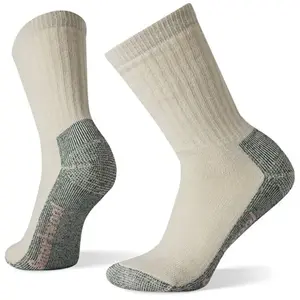 Comparateur de prix : Chaussettes Smartwool Classic Hike Full Cushion Crew blanc vert femme - M