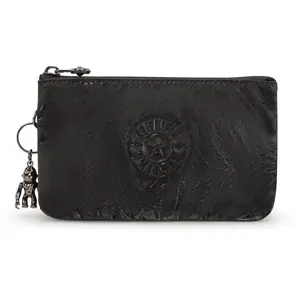 Kipling Pochette Creativity L Jet Black Glam Noir Grand Femme 70% Poly...Vendu parkipling