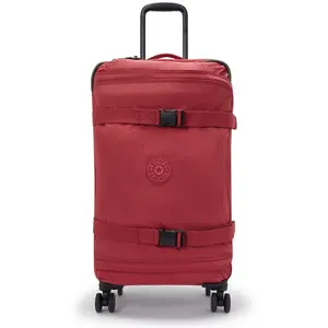 Kipling Spontaneous M, Bagage à roulettes de Taille Moyenne, 24 x 69 x 52 cm, Funky Red (Rouge) pas cher