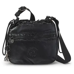 Kipling Sac Bandoulière Jamir Jet Black Glam Noir Petit Femme 70% Poly...Vendu parkipling
