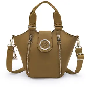 Kipling Sac D'épaule Recicely S Dry Laurel Spice Vert Petit Femme 100% Polyamide pas cher
